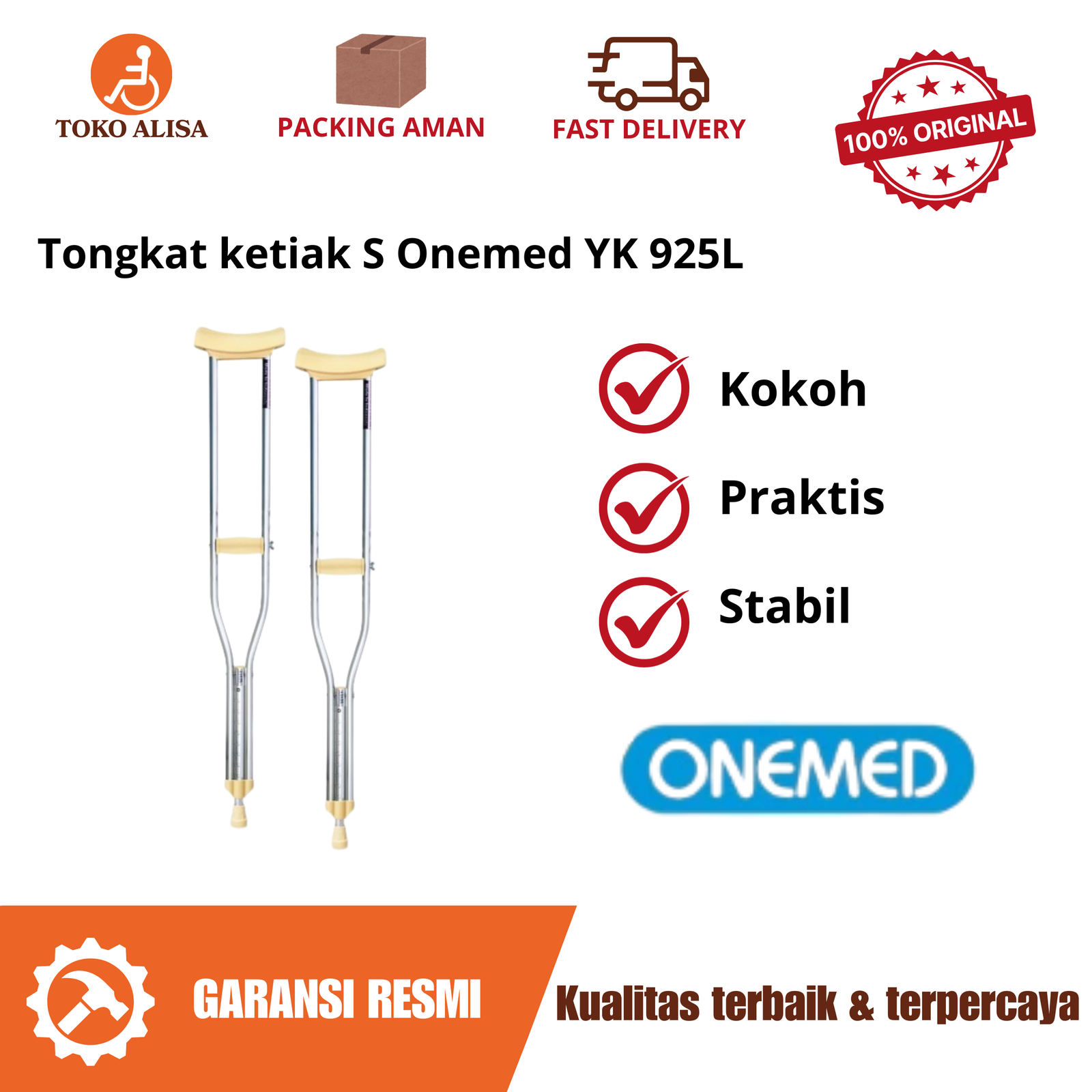 Tongkat ketiak S Onemed YK 925L